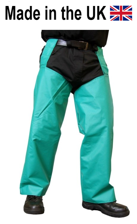 picture of Chemmaster Leggings with Straps - Strong and Durable - AL-CMLS-GREEN