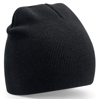 Picture of Beechfield Recycled Original Pull-On Beanie - Black - [BT-B44R-BLK]