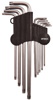 picture of Amtech 9 Piece Extra-long Offset Torx Key Set - [DK-I9126]