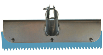 Picture of Dub'l-lif Serrated Notched Squeegee Blue - 18 Inch/46cm 6mm - [DBL-SNSBL6]  - (LP)