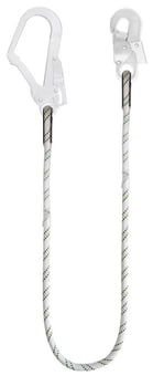 Picture of Kratos Restraint Kernmantle Rope Lanyard - Scaffold Hook and Snap Hook 1.5 mtr - [KR-FA4050315]