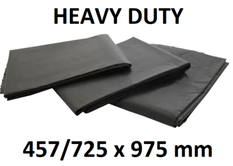 picture of Heavy Duty Black Sacks - Pack of 200 - 90 Litres - [BM-BSHD1]