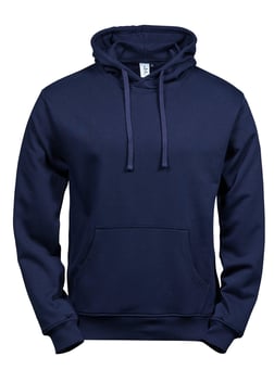 picture of Tee Jays Men's Power Hoodie - Brushed Inside - Navy Blue - BT-TJ5102-NVY