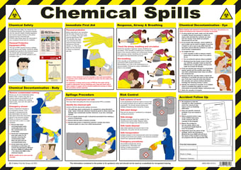 picture of Chemical Spills Poster - 590 x 420Hmm - [SA-A608]