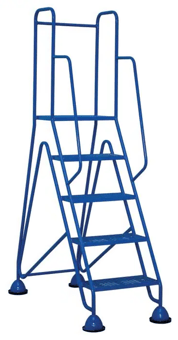 picture of Slingsby Multi Glide Premium Platform Steps - 5 Treads - Blue - [SLB-434898] - (LP)