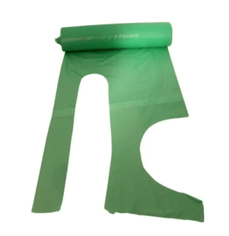 Picture of Polyco Shield Longer Length Disposable Aprons on a Roll - Green - [BM-A14G/R]