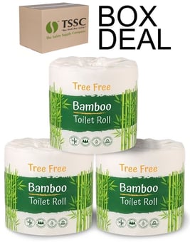 picture of 3 Ply Bamboo Toilet Roll - Quilted Wrapped - Box Deal 40 x 36 - [IH-MCS-TRBTP] - (LP)