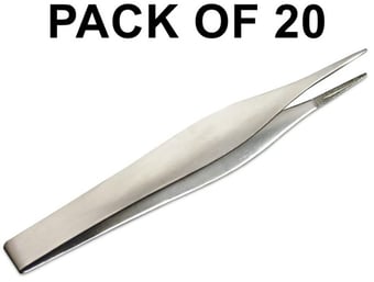 picture of Single Use - Martins Splinter Forceps - 11cm - Pack of 20 - Sterile - [ML-D8862]