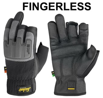 picture of Snickers Power Open Reinforced Fingerless Work Gloves - Pair - SW-9586-0448