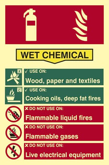 picture of Spectrum Fire Extinguisher Composite – Wet Chemical – PHO 200 x 300mm – [SCXO-CI-1578]