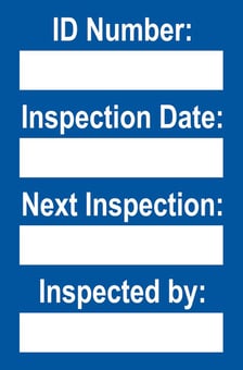 Picture of Harness Mini Tag Insert - Blue (Pack of 20) - [SCXO-CI-TG64B]