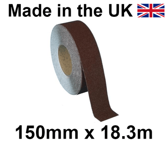 picture of Heskins - Standard Safety Grip Tape - BROWN - 150mm x 18.3m Roll - [HE-H3401G-BROWN-150]