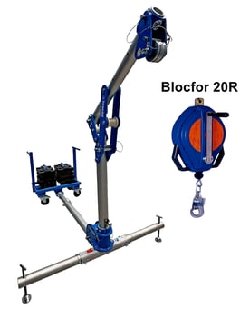 picture of Tractel Davitrac Davit - Counterweight Base, Weights, Blocfor 20R - [TRC-286819-22128-221138-84122] - (LP)