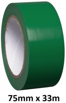 picture of PROline Tape 75mm Wide x 33m Long - Green - [MV-261.16.655]