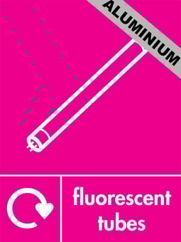 picture of Recycling Signs - Batteries - 300 X 400Hmm - Aluminium - [AS-WR08-ALU]