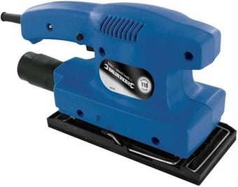 picture of 135W 90mm Orbital Sander with Vacuum Connection Dust Port - [SI-521333]