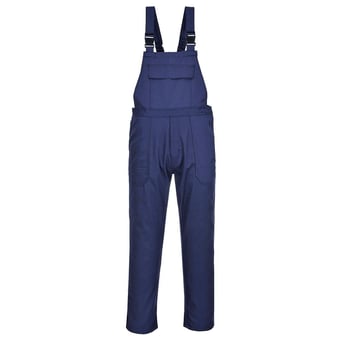 picture of Portwest - Navy Blue Bizweld Bib and Brace - PW-BIZ4NAR