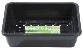 picture of Garland Small Seed Tray Black With Holes - [GRL-G18B]