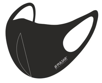 Picture of Pulsar AirGill Reusable Cloth Face Mask - Large - Black - [PR-SDM3-BLK-L] - (DISC-R)