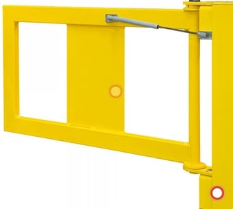 picture of Black Bull Railing System Gate HD - 835 x 475mm - Indoor Use - Yellow - Self Closing - [MV-194.26.359]