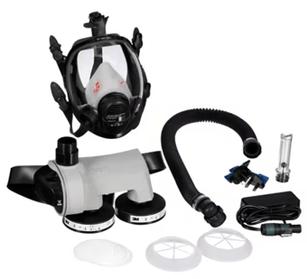 Picture of 3M Powered Air Respirator System Asbestos Kit - Medium - [3M-PF2-600E-ASB-FF-602] - (LP)