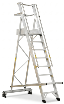 picture of Slingsby Lightweight Folding Mobile Warehouse Steps - 10 Treads - 2650mm - [SLB-316026] - (LP)