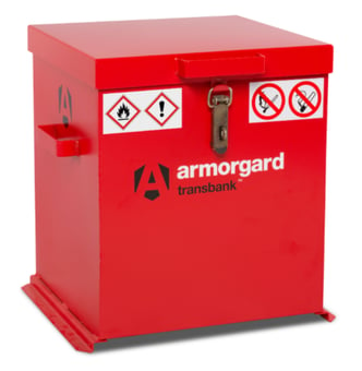 picture of ArmorGard - TRANSBANK- TRB2- Cost Effective Hazardous Storage Container For Transport - Internal Dimensions 445mm x 415mm x 510mm - [AG-TRB2]