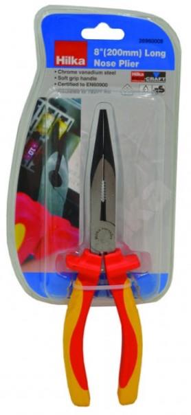 picture of Hilka - 200mm VDE L/Nose Pliers - [CI-PL23P]