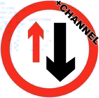 Picture of Traffic Priority Oncoming Sign With Fixing Channel - FIXING CLIPS REQUIRED - Class 1 Ref BSEN 12899-1 2001 - 600mm Dia - Reflective - 3mm Aluminium - [AS-TR44-ALUC]