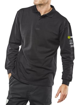 picture of Beeswift Arc Compliant Polo Shirt - Navy Blue - BE-CARC1NB