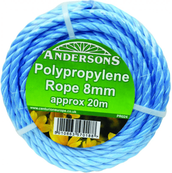 Picture of 8mm x 20m Polypropylene Rope Mini Coils - CTRN-CI-PR024