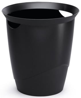 picture of Durable - Waste Basket Trend 16 L - 315 Dia x 330 mmH - Black - Pack of 6 - [DL-1701710060]