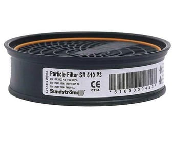 picture of Sundstrom - SR510 P3 Particle Filter - For Sundstrom All Filter Respirator Products - [SH-L10022C] - (PS)