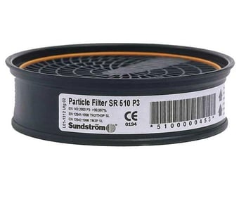 picture of Sundstrom - SR510 P3 Particle Filter - Single - For Sundstrom All Filter Respirator Products - [SH-L10022C] - (PS)