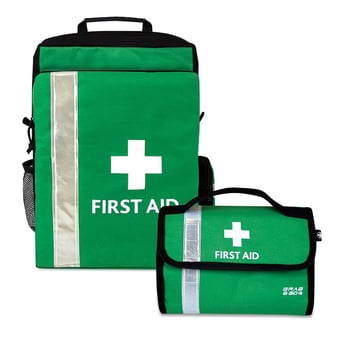 Picture of Compact First Aid Rucksack - Green - Twin Bag Set - [RL-2400-GR]