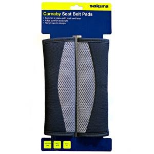 Picture of Sakura Carnaby Seat Belt Pads Grey - [SAX-SS5474]