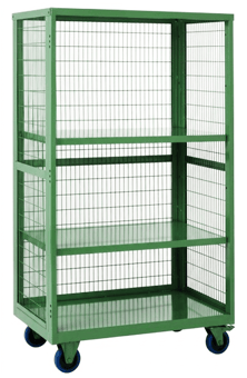 Picture of QMP Boxwell Trolley Without Doors - Green - Steel - 1955H x 900W x 600D - [QM-XW199060MGXX] - (LP)
