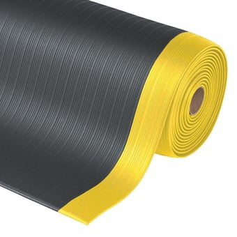 Picture of Soft-Step Anti-Fatigue Anti-Slip Mat - Black/Yellow - 910mm x 18300mm - [WWM-12310-091183009-BKYL] - (LP)