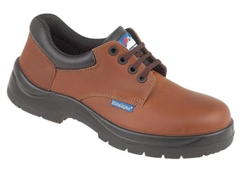 picture of Himalayan - Brown Leather HyGrip S3 Safety Shoe - BR-5118