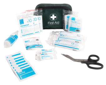 picture of Blue Dot Public Carrying Vehicle Kit First-Aid Bag Green - [CM-30PCVB10]