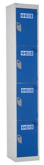 picture of QMP PPE Locker - 4 Compartments - 1800H x 300W x 450D mm - [QM-LP1830454BXX]