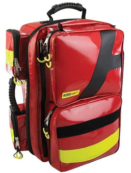 picture of First Aid PVC EMS Emergency Backpack - Red - X Large - Empty Bag - [SA-C764RED]