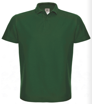 Picture of B&C ID.001 Short Sleeve Pique Polo Bottle Green - BT-PUI10-BOT