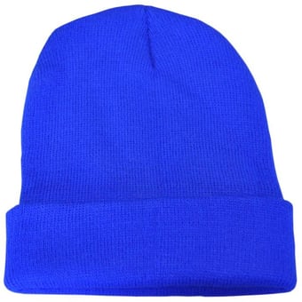 picture of Result Woolly Royal Blue Ski Hat - Heavyweight Knit - [BT-RC29-ROYAL]