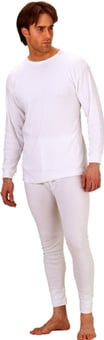 Picture of Beeswift Thermal Long Johns - White - BE-THLJ-W