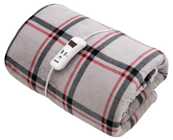 picture of Bauer Luxury Soft Touch Heated Throw Plaid - 120 x 160cm - [BNR-39109]