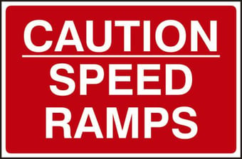 Picture of Spectrum Caution Speed Ramps - FMX 600 x 400mm - [SCXO-CI-4350]