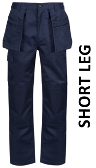 picture of Regatta Men's Pro Cargo Holster Trouser - Navy Blue - Short Leg - BT-TRJ501S-NVY