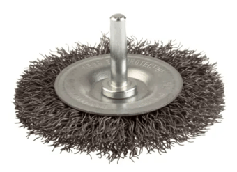 picture of Lessmann DIY Wheel Brush 100 x 10mm - 0.35 Steel Wire - [TB-LES41015307]