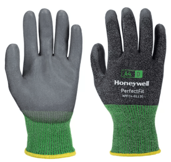 picture of Honeywell Perfect Fit 13G A4/D Polyurethane Coated Grey Gloves - HW-NPF24-0113G